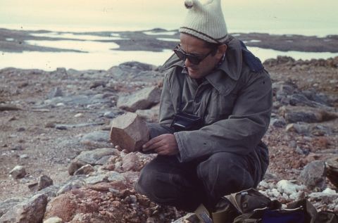 Andrei on an Antarctic meteorite expedition, 1980-1981.